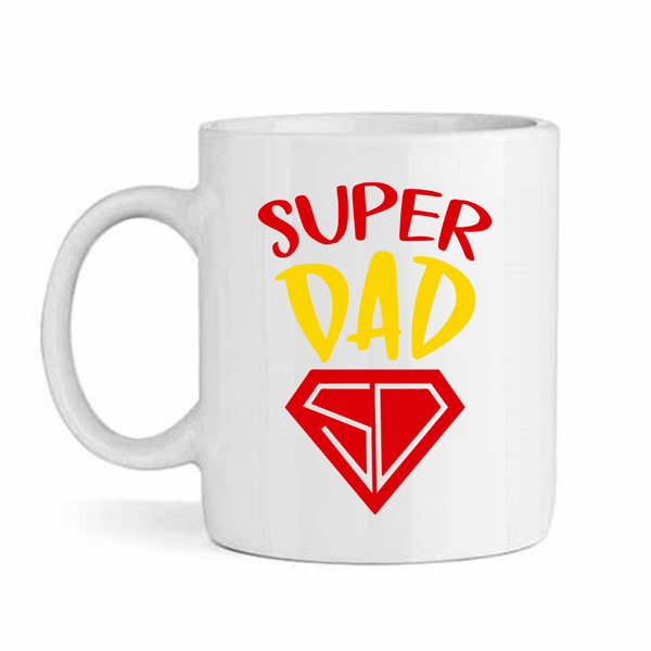Super dad diamond - Father's day - Christmas - Valentines Mug