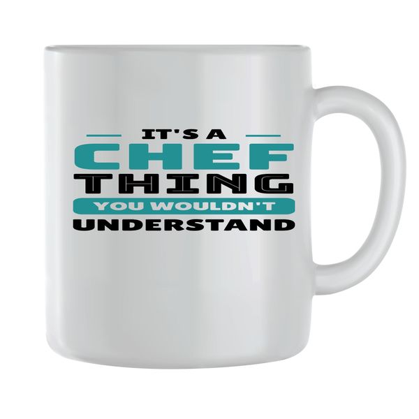 Chef Coffee Mugs for Men Women with Trendy Job Quotes Graphic Cups Gift 250