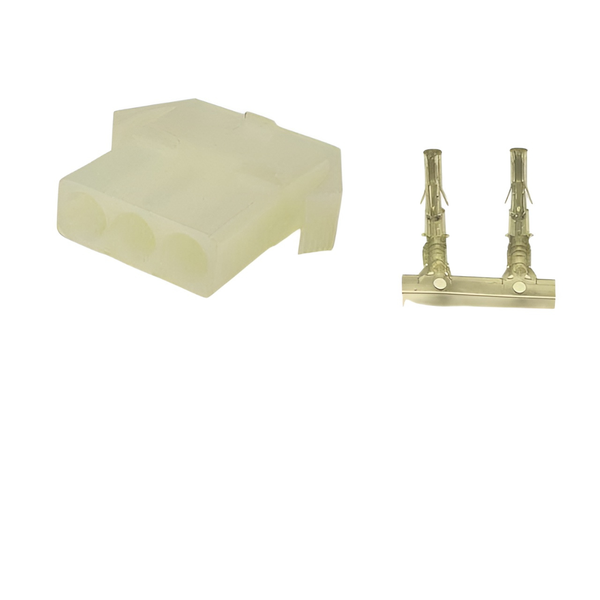 XY142-03F 6.2mm 3-Pin In-line Female Connector with Release-Lock