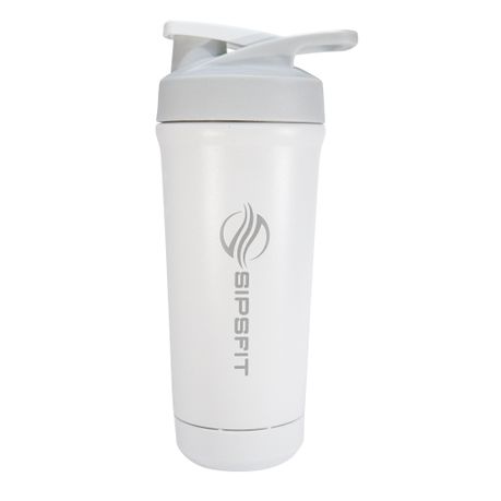 Kooshty Hero Glass Protein Shaker - 700ml - Cream