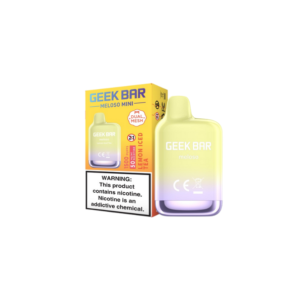 Geek Bar Meloso Mini 1500 50mg Lemon Iced Tea