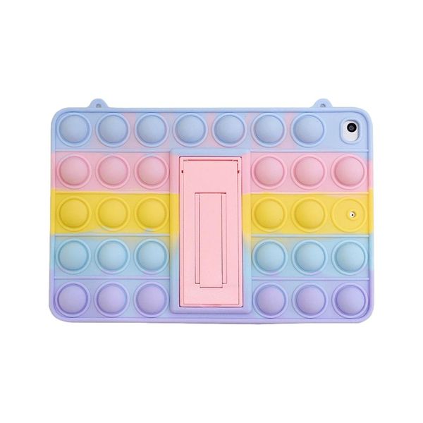 Kids Protective Silicone Pop It cover for iPad Air 10.9” (4th gen) -Rainbow