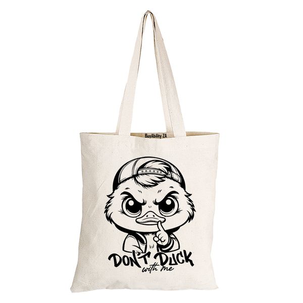 Don't Duck - Eco-Cotton Natural Fibre Bag