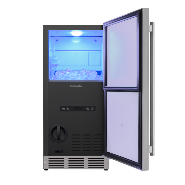 SnoMaster - 30Kg/24Hr Plumbed-In Gourmet Type Ice-Maker (SMIC-30S)