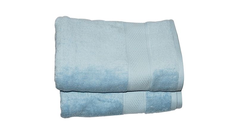 Luxury Hotel &amp; Spa Cotton Bath Sheet, Light Blue