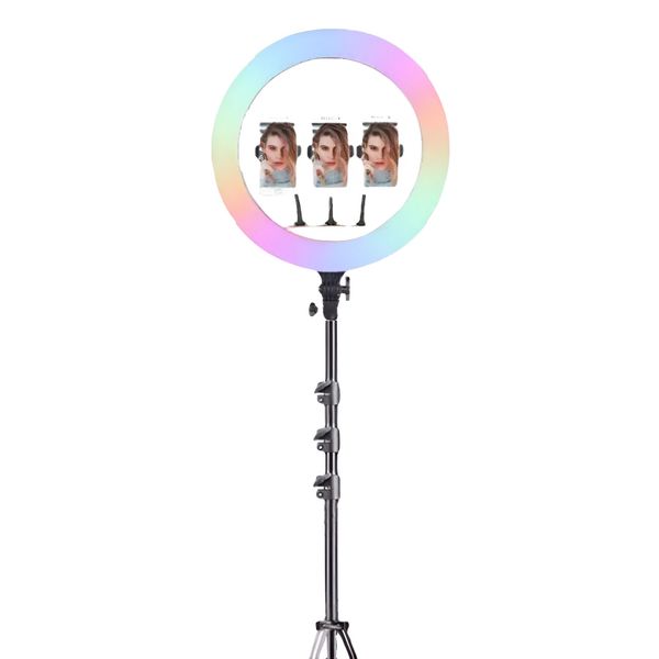 Ring Light 18' inch with Tripod Stand MJ18 (Rainbow Color )