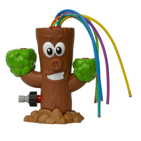 Water Sprinkler Tree Crazy Hair - Wacky Wiggling Hose Splash Toy