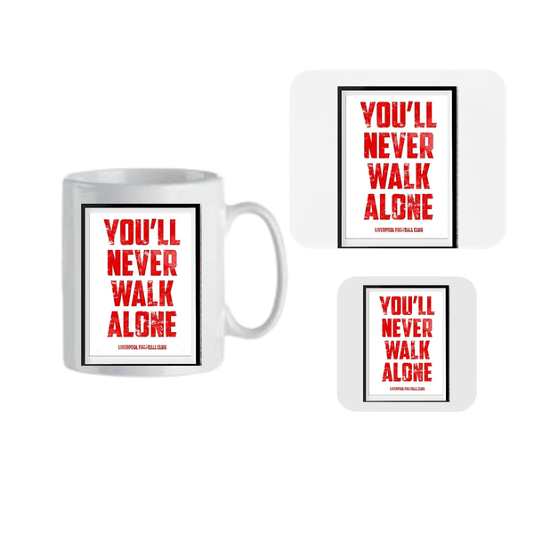 Katz Designs - You'll Never Walk Alone Mousepad &amp; Coaster