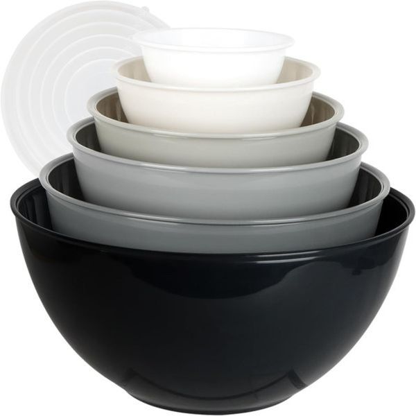 12-Piece Nesting Mixing &amp; Storage Bowl Set -Plastic