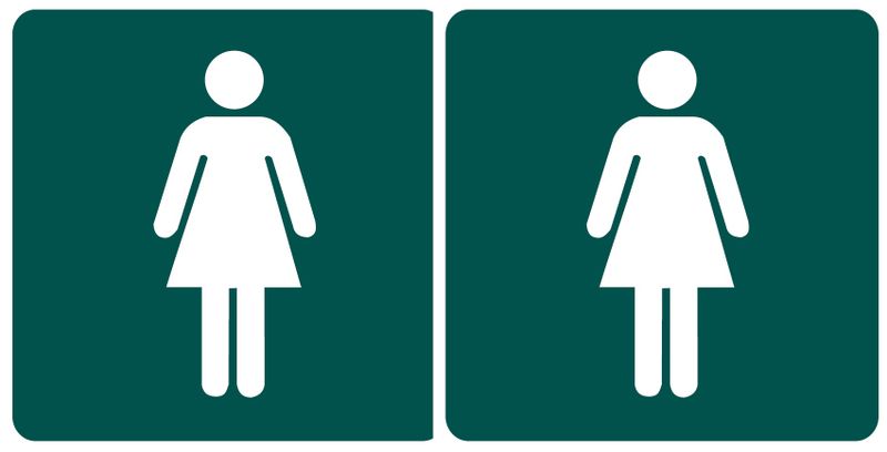 Redfern ABS Womens Toilet Sign 2's