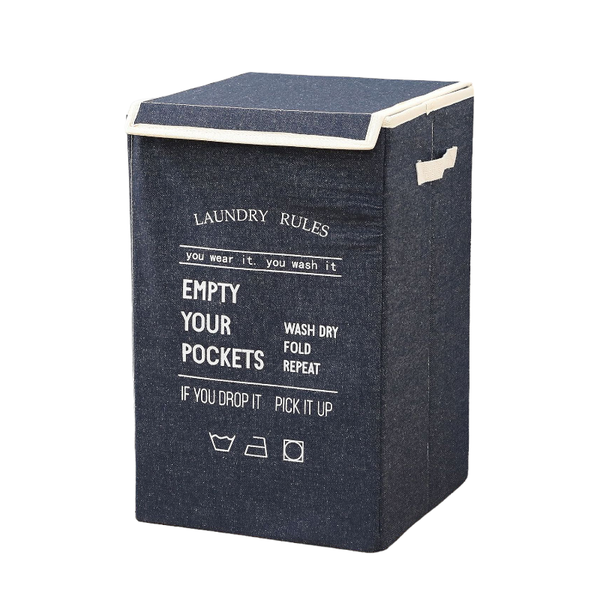 85L Collapsible Laundry Basket with Lid Modern Laundry Hamper with Lid