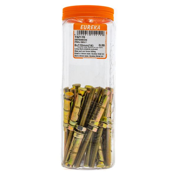 EUREKA Expansion Projection Bolts 8 x 110mm(14) Q:20 T3Z170