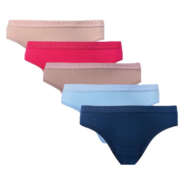 Jockey Tonal Bikini 5 Pack Plain
