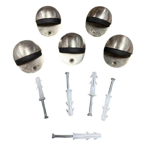 Half Moon Zinc Door Stop Combo 5