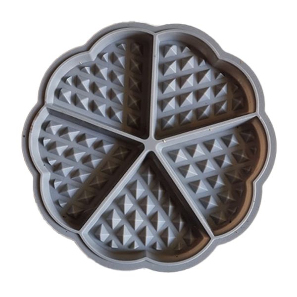 Grey Silicone Air fryer Waffle Maker