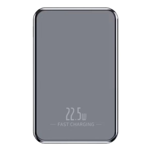 5000mAh Ultra-Thin MagSafe Power Bank - Grey