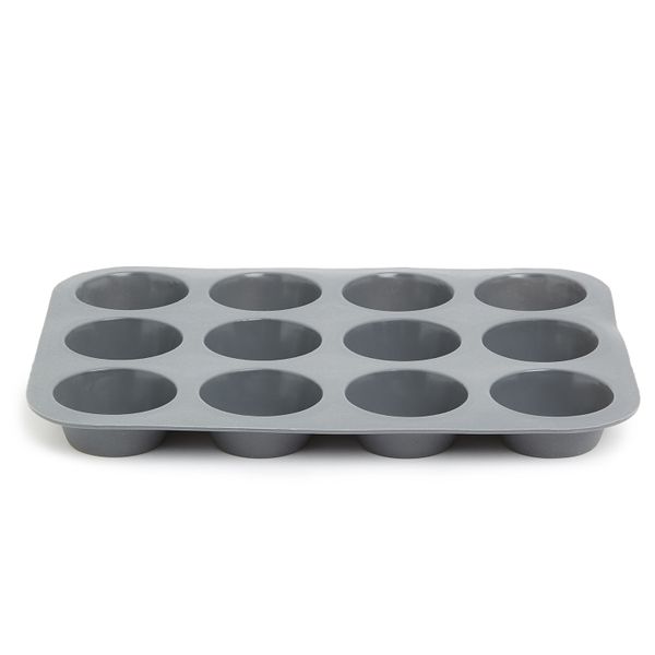 George &amp; Mason - 33cm Silicone Muffin Form - Grey