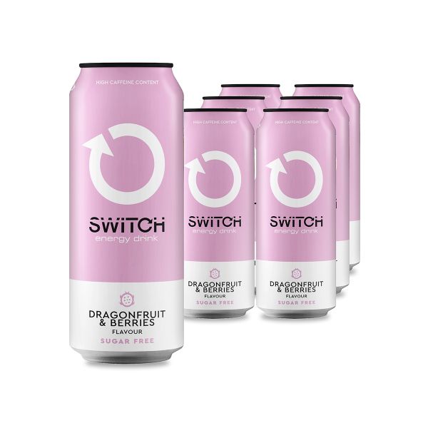 Switch Energy Dragon Fruit &amp; Berries Sugar Free ( 6 X 500ml )