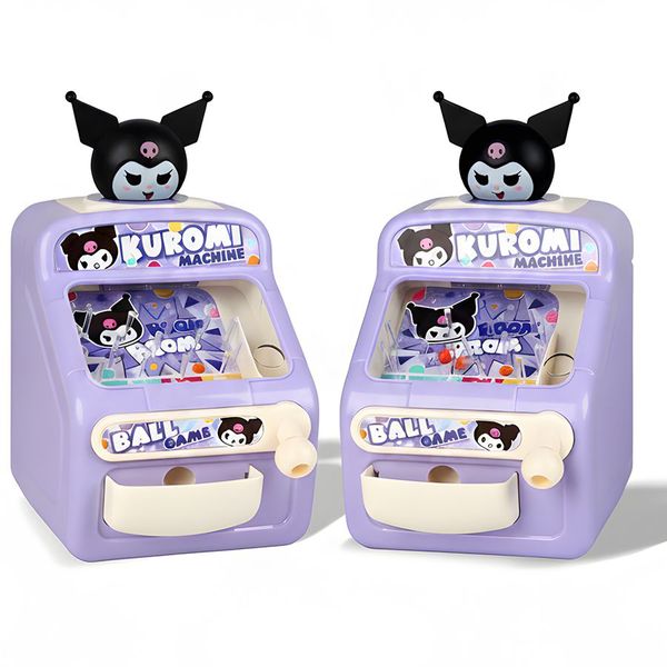 2Pcs Kuromi Mini Arcade Pinball Game - Fun Ball Machine