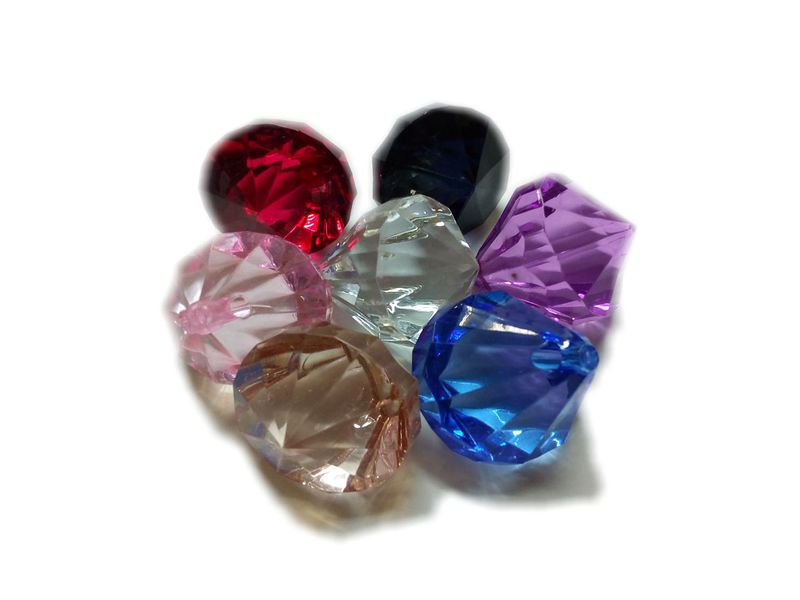 BEAD COOL - Diamond Shape Multi - Colour - 19pcs (30mm)