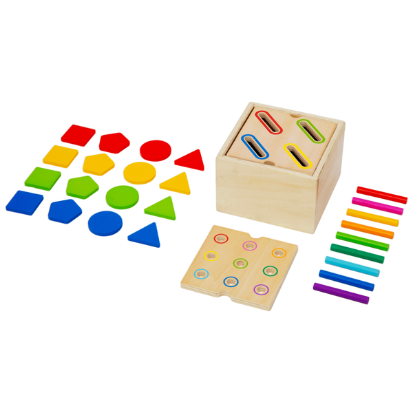 hi Pando - Montessori Shape Sorting Box Learning Toy