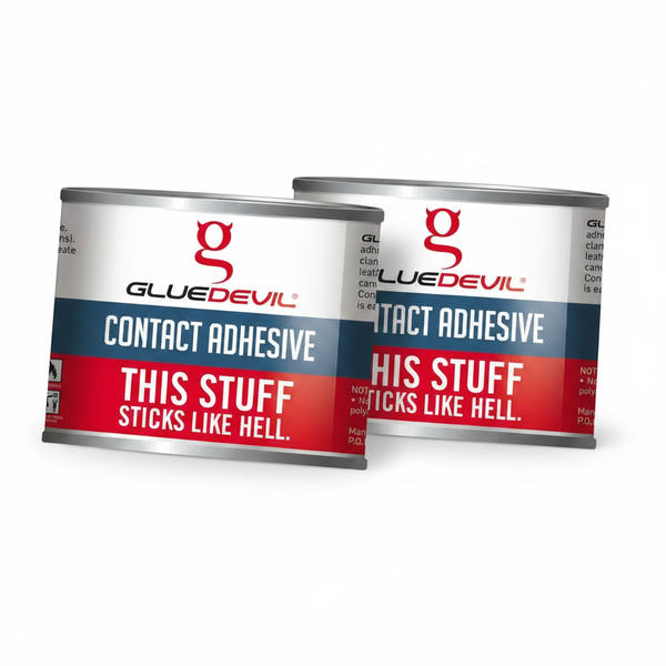 Gluedevil Contact Adhesive 250ml - Strong Bonding for Various - 2 Pack