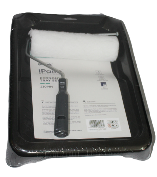Paint Roller 230MM &amp; Tray Set (Economy Kit)