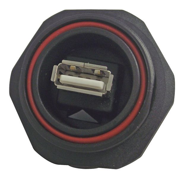 Bulgin Limited (PX0848/A) USB Adapter, USB 2.0, IP68, Copper