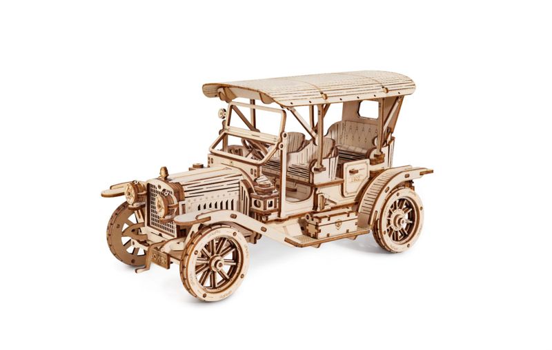 Robotime Vintage Car 3D Wooden Puzzle - 19cm - 298 pieces