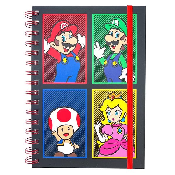 Super Mario (4 Colour) Wiro A5 Notebook