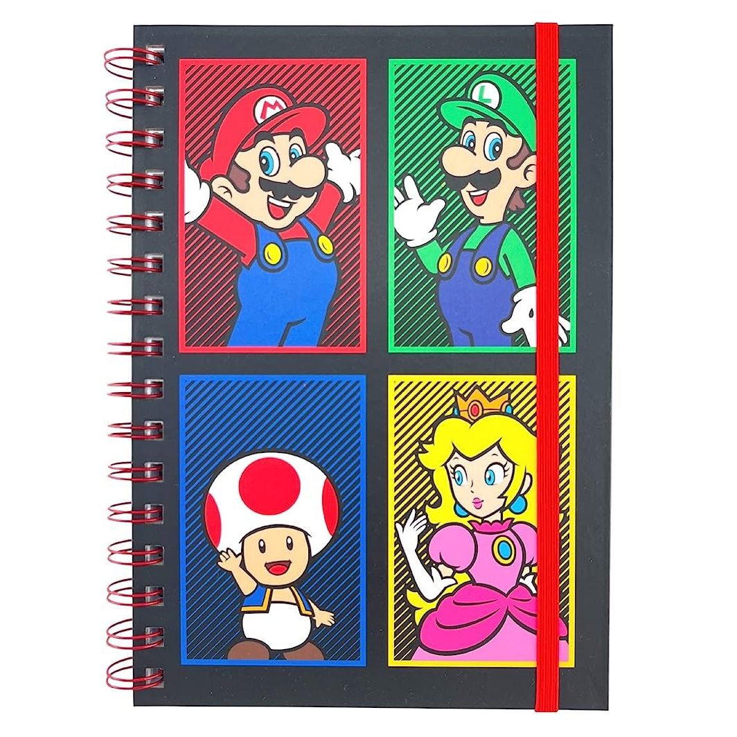 Super Mario (4 Colour) Wiro A5 Notebook | Shop Today. Get it Tomorrow ...