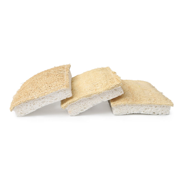 Biodegradable Loofah Dishwashing Sponge (3 Pack)
