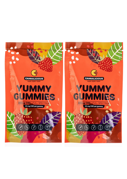 Cannalicious - CBD Yummy Gummies 200mg x 2