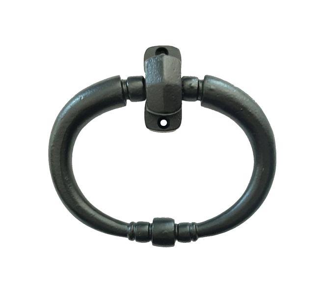 Satin Black Rinf Door Knocker
