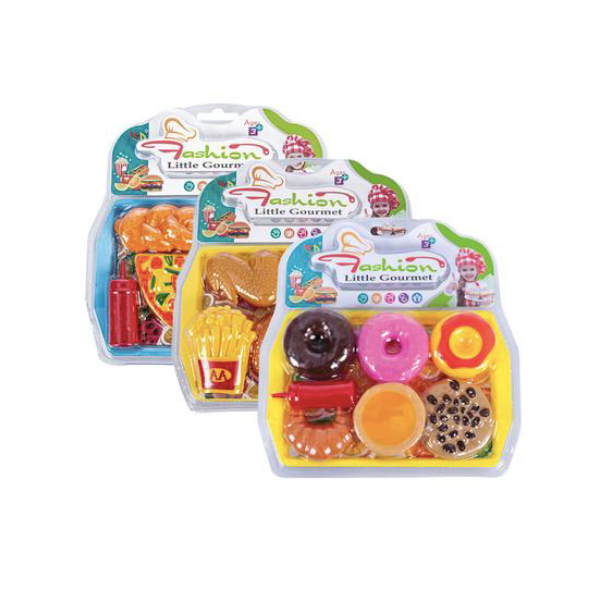 Fashion Little Gourmet- Assorted Takeaway Meal Play Sets Pack Of 3