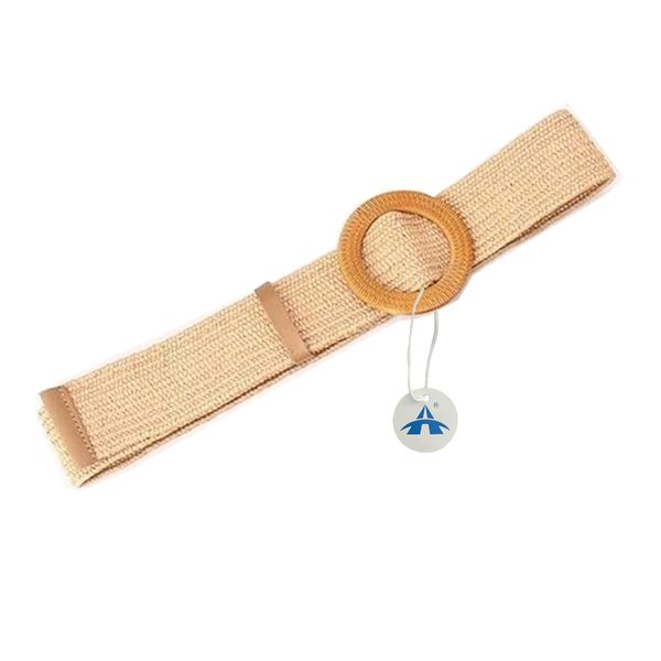 ALANES Waist Belt Women Waistband Casual Straw Knitted Belt