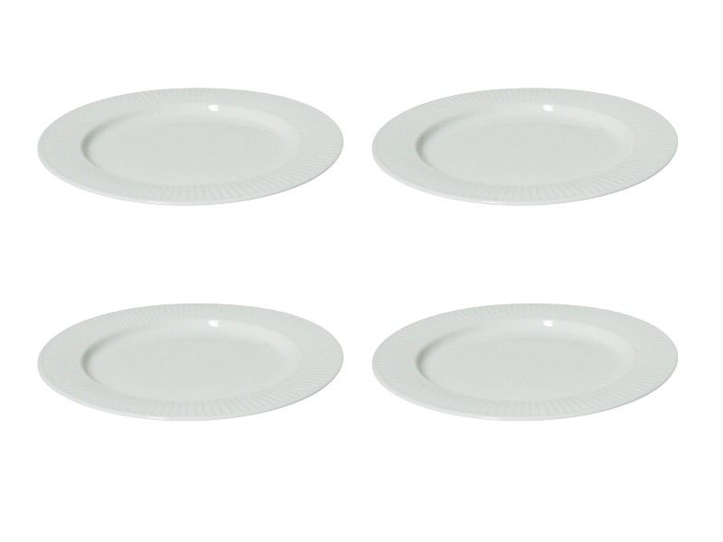 George and Mason Coste Porcelain Side Plate Set-Dia:21.5x2.2cm 4-Piece
