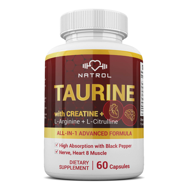 Taurine with Creatine, L-Arginine, L-Citrulline Capsules