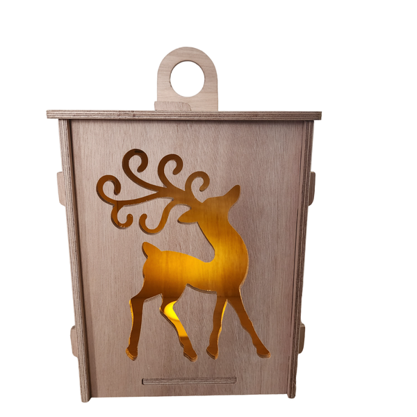 Christmas Lantern - Reindeer