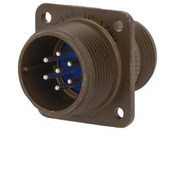 XY3100A-16S-1P: MIL-DTL-5015 Square Flange Male Circular Connector