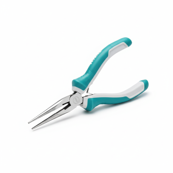 Total Mini Long Nose Pliers - 115mm Precision Grip Tool