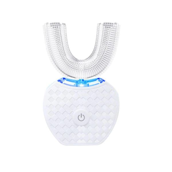U-Shaped Electric Toothbrush, 360 Full Coverage Silicone Bristles