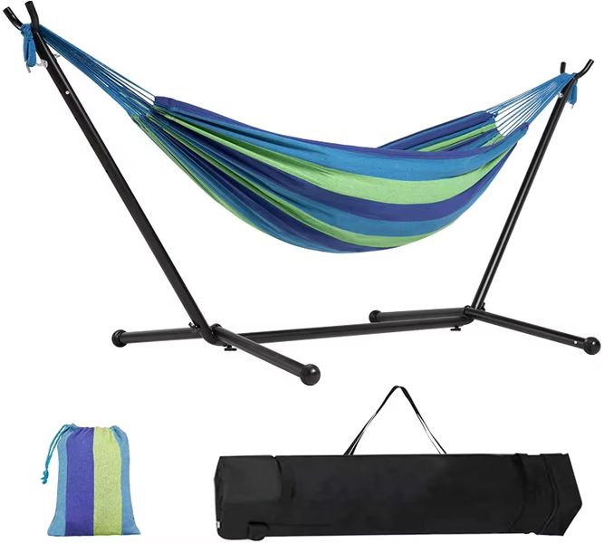 High Quality Portable Outdoor Camping Hammock With Stainless Steel Bracket