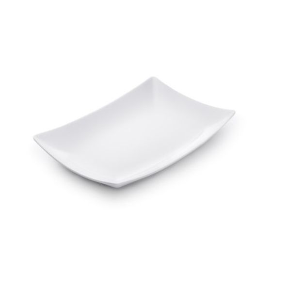 Platter 35.5x25x3cm Flared Rectangular Porcelain 11883 - Kitchen Essentials