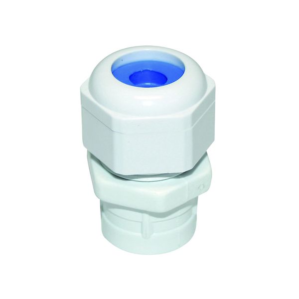 Conduit Gland Fitting to 20mm - Conduit 8mm Grommet - Blue - Size 0