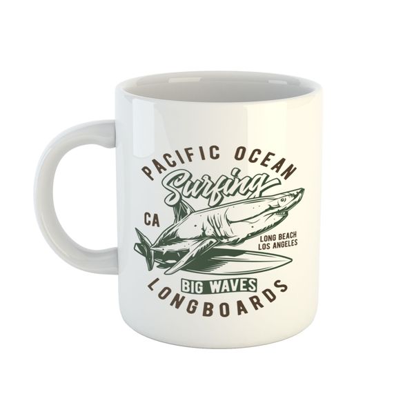 Surf Mug - Pacific Ocean Surfing