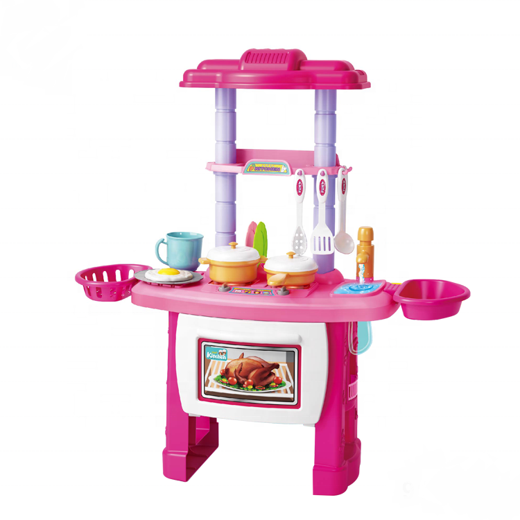 Little Girl Play Pretend Kitchen Playset Toy Pink Shop Today Get   S Zoom.file