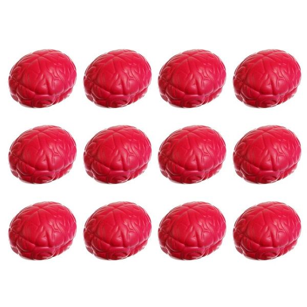 12 Pcs Brain Stress Ball Hand Muscle Exercise Pressure Ball
