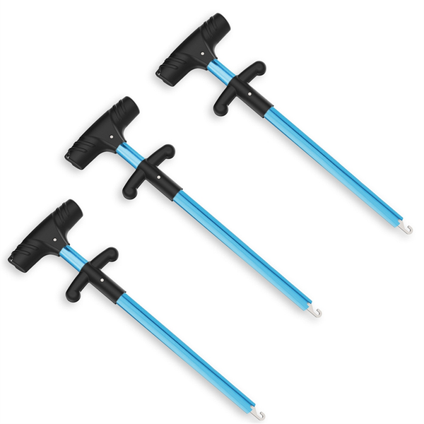 Portable T-Type Hook Remover Aluminum Alloy Hook Remover Blue