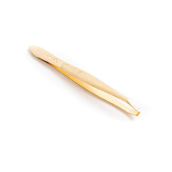 Kellermann 3 Swords Tweezers Hardened Steel Gold Plated 3-Inch PF 3202 G